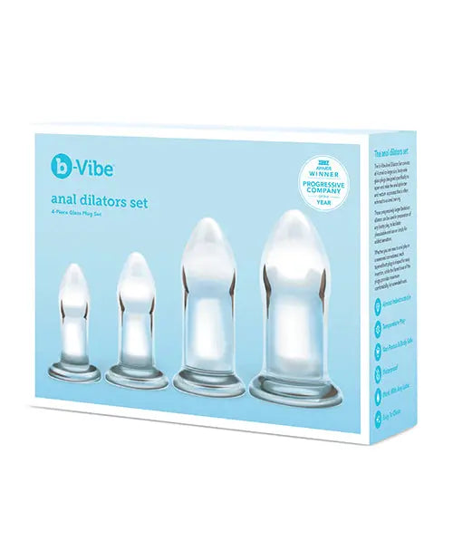 Anal Training Sex Toys GLASS ANAL DILATORS SET  Glass Anal Plug Sex Toy