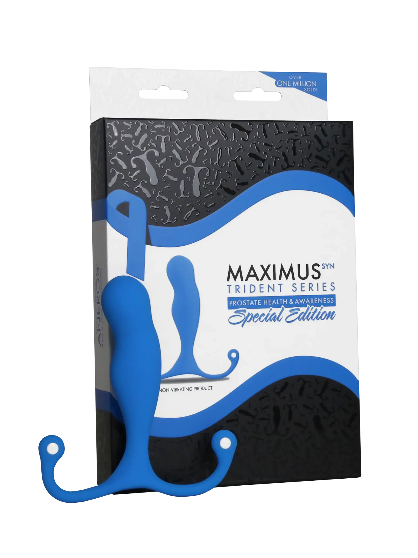 Aneros Maximus Syn Trident Special Edition Prostate Stimulator - Blue  Prostate Play