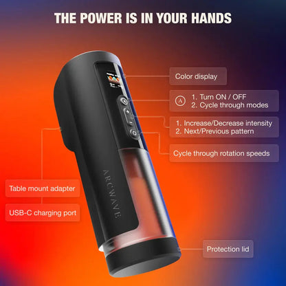 App Controlled Automatic Stroker Arcwave Thruster Automatic Rotating Masturbator  Male Masturbators - Sex Toys for Men - Pocket Pals & Strokers