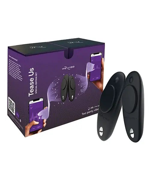 App-Controlled Wearable Vibrator Set -  Tease Us - Moxie and Moxie  Vibrating Panties