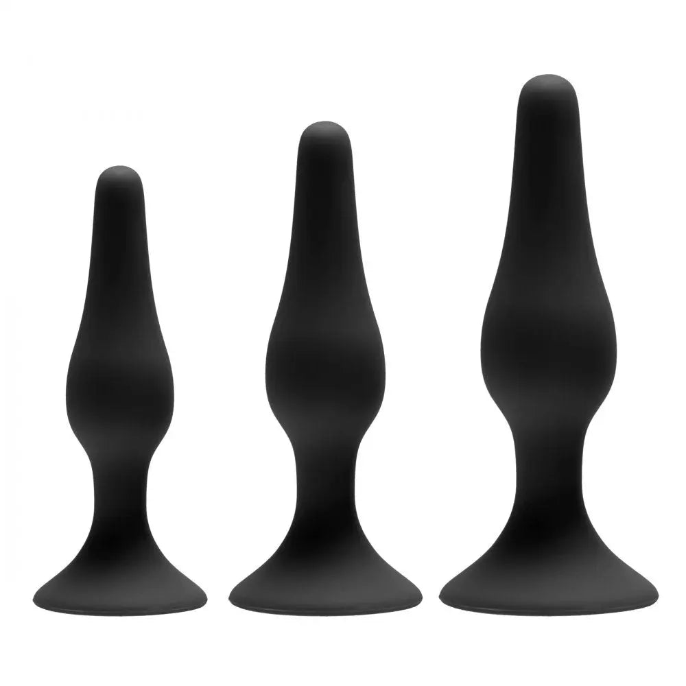 Apprentice 3 Piece Silicone Anal Trainer Set  Anal Plug Sex Toy