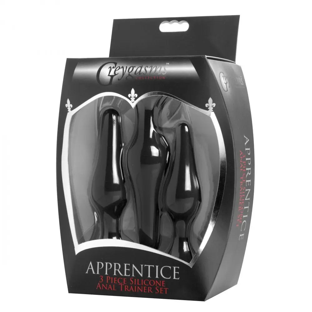 Apprentice 3 Piece Silicone Anal Trainer Set  Anal Plug Sex Toy