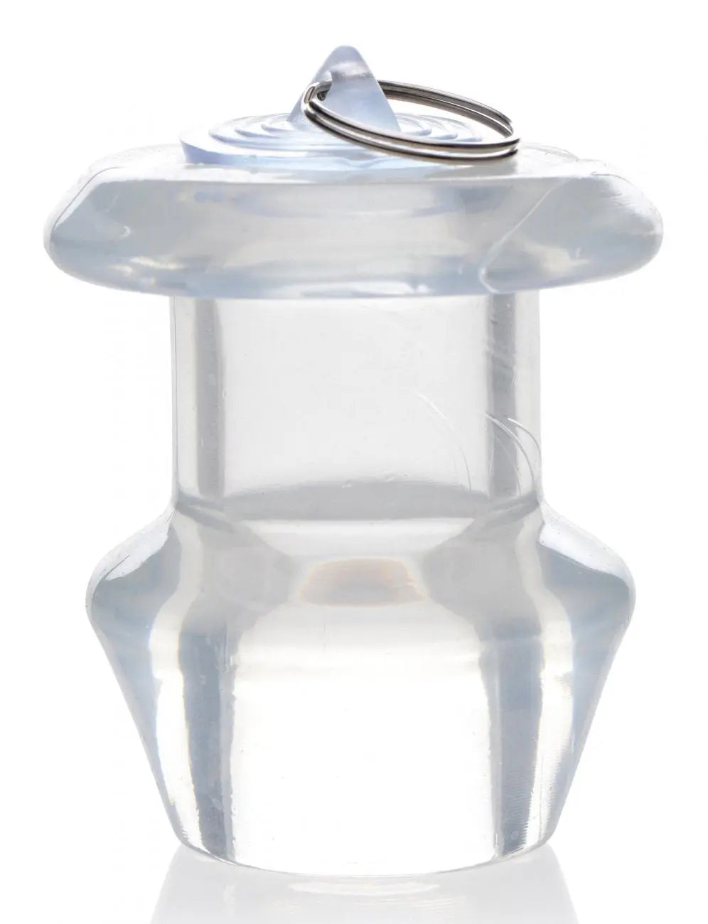 Ass Bung Clear Hollow Anal Dilator Sex Toy with Plug - Medium  Anal Training