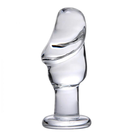 Asvini Glass Penis Anal Plug Glass Butt Plug Glass Anal Dildo  Glass Toys