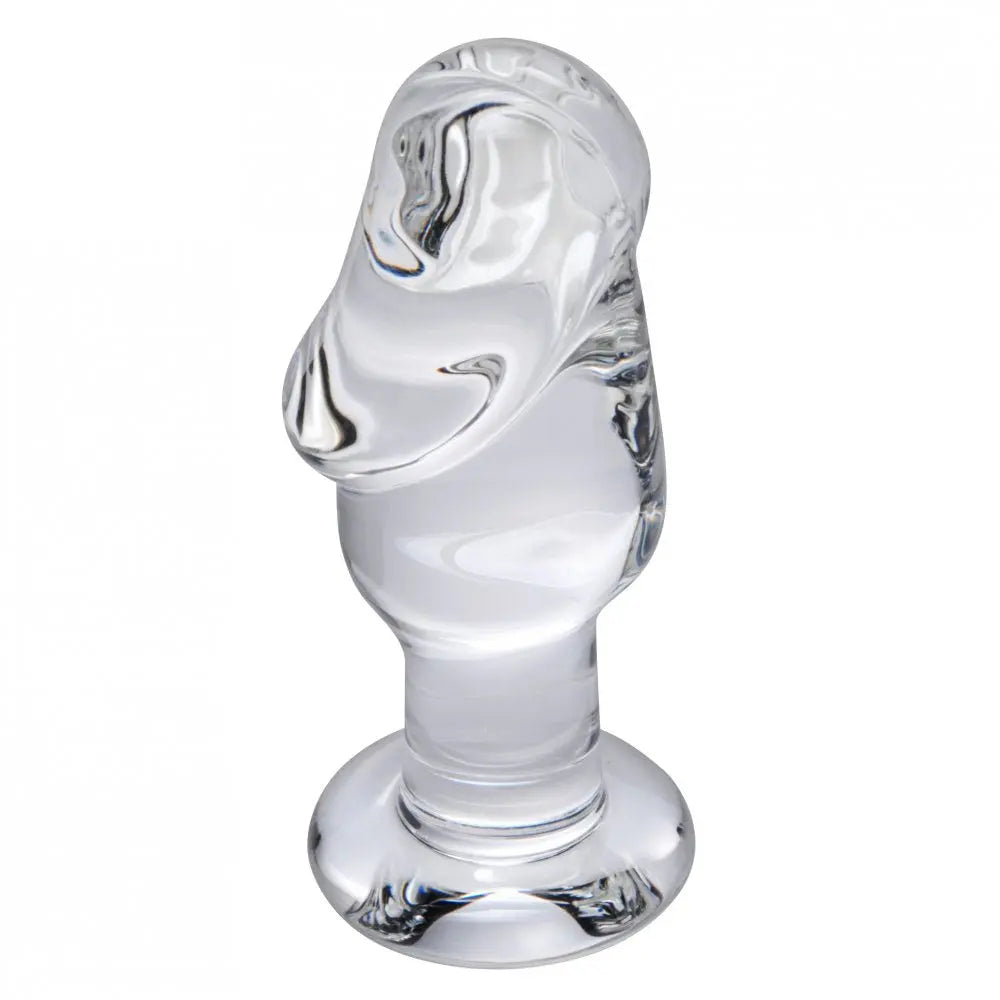 Asvini Glass Penis Anal Plug Glass Butt Plug Glass Anal Dildo  Glass Toys