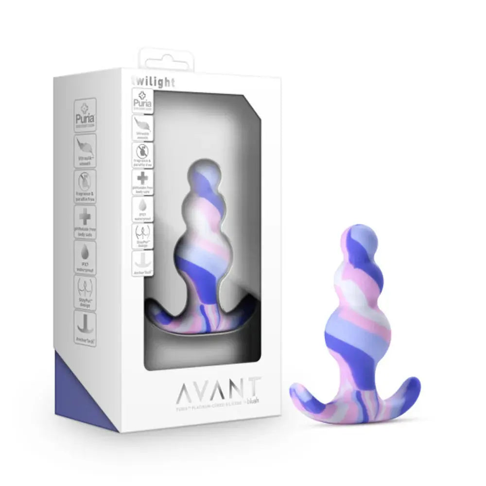 Avant Twilight Silicone Bumpy Anal Plug Sex Toy  Anal