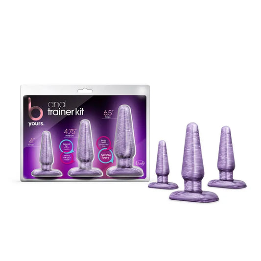 B Yours 3-Piece Anal Trainer Kit Purple Swirl  Anal - Kits