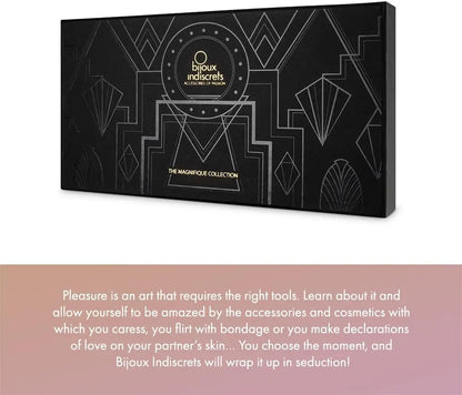 BDSM Collar Bijoux Indiscrets Desir Metallique Mesh Collar Silver with Belly Chain  Collars and Leads