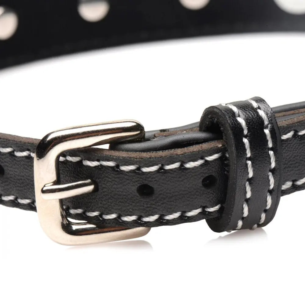 BDSM Collar Rhinestone Choker with O-Ring Bondage Collar  Fetish Clothing and Lingerie