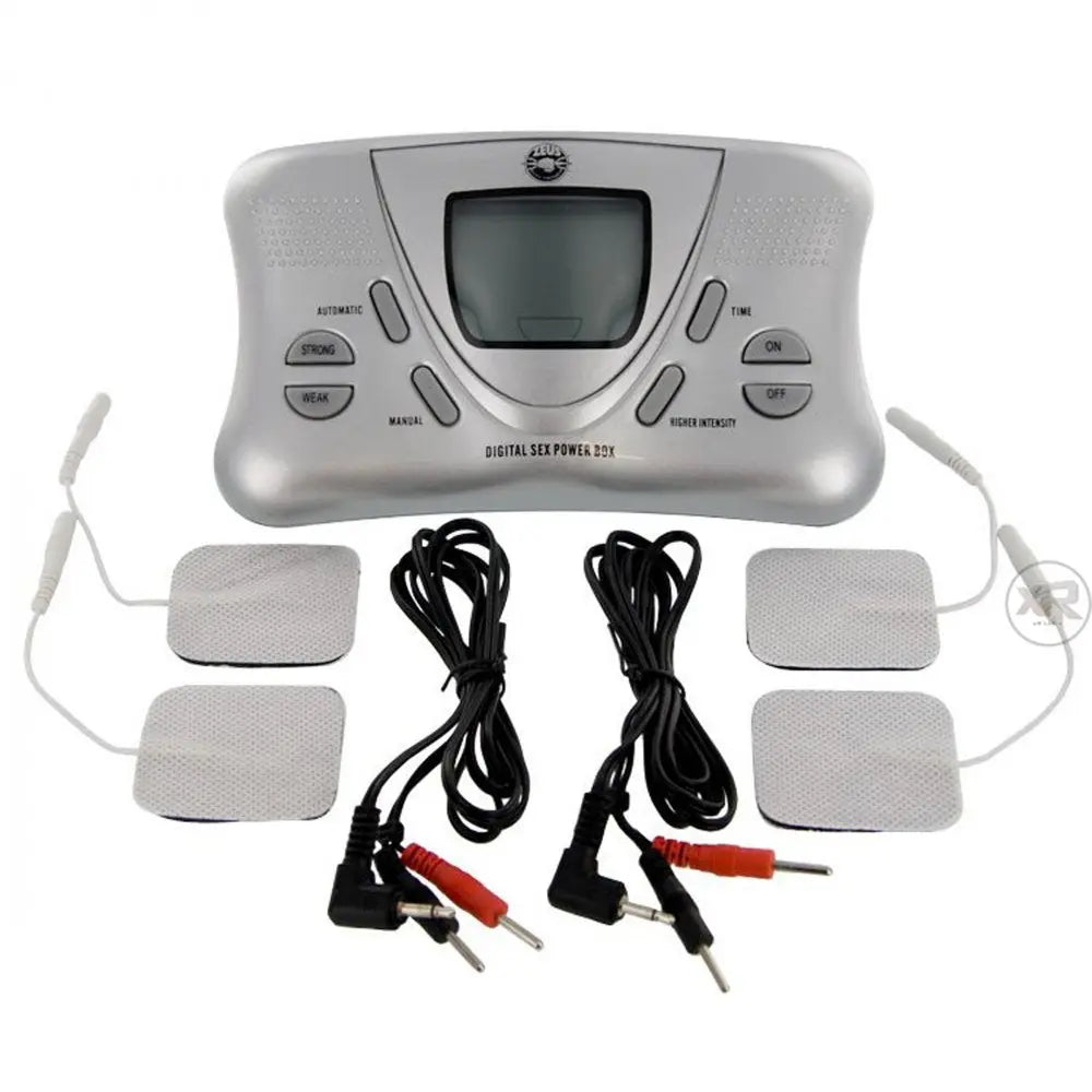 BDSM E-Stim Starter Set Zeus Electrosex Deluxe Digital Power Box Self Bondage  Electro