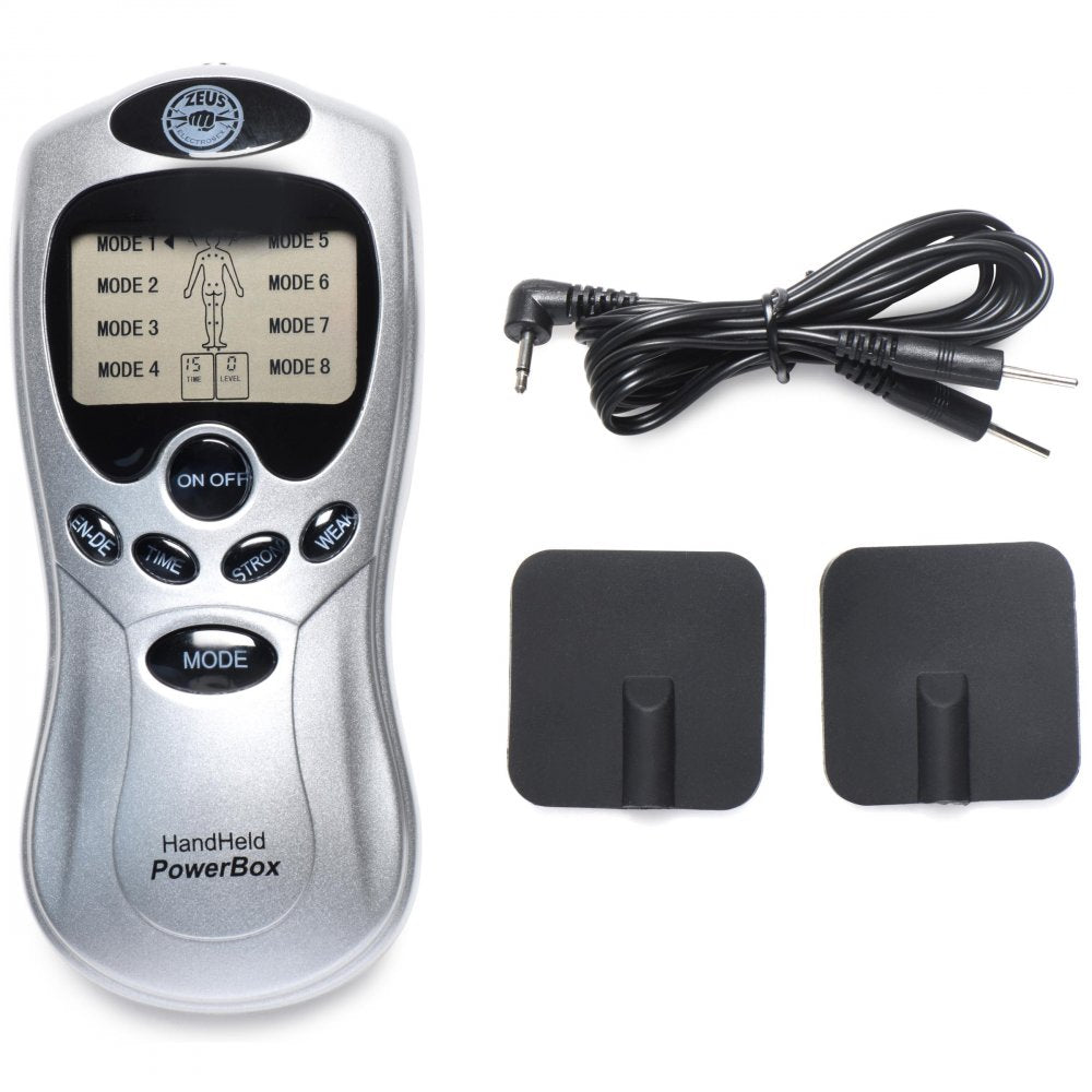 BDSM Electrosex Power Box Zeus Handheld E-Stim Power Box Beginner Electrosex  Electro