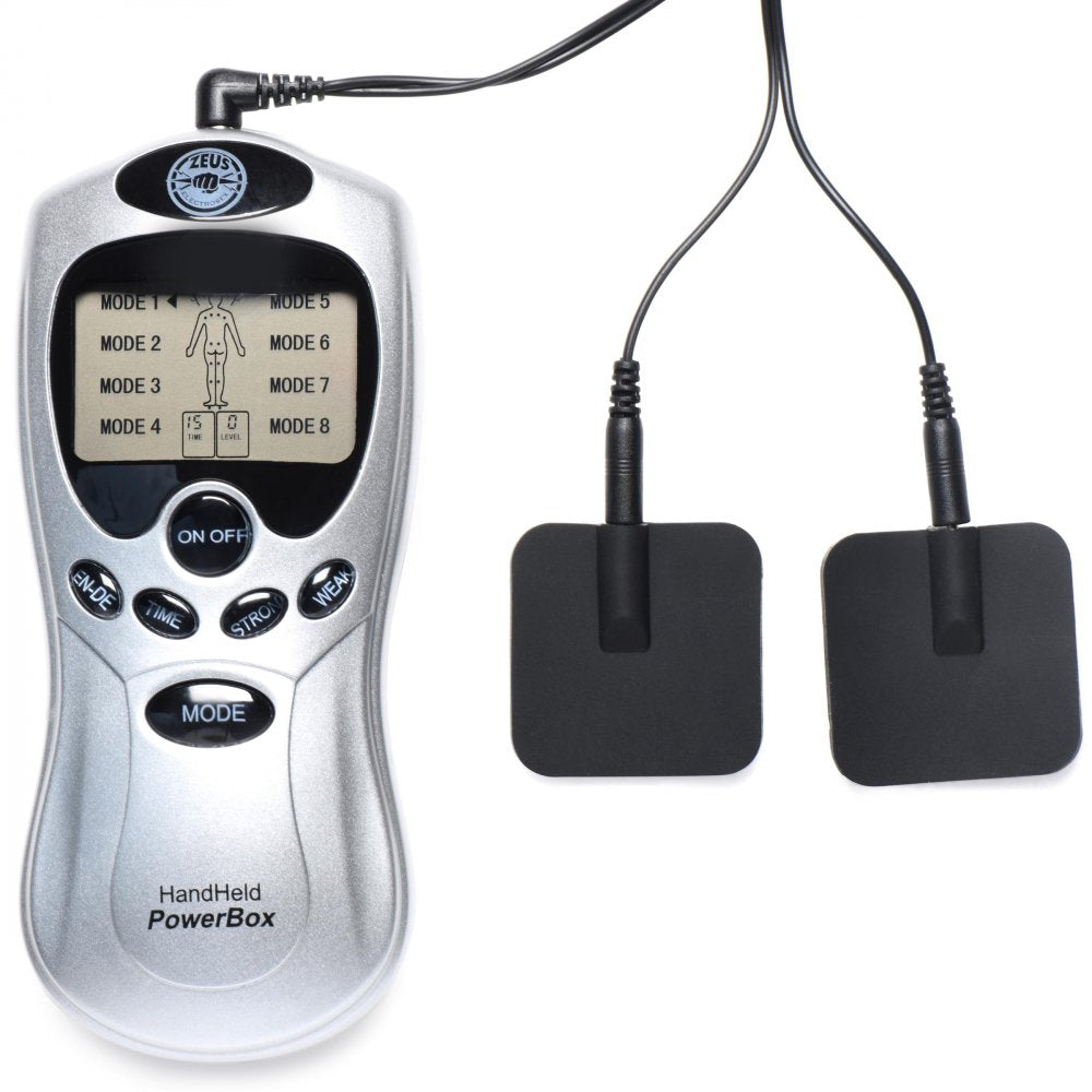 BDSM Electrosex Power Box Zeus Handheld E-Stim Power Box Beginner Electrosex  Electro