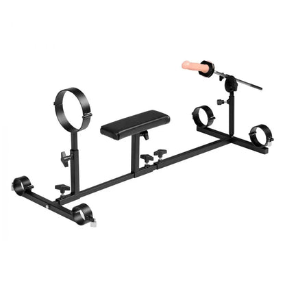 BDSM Furniture Bondage Stockade with Chest Pad and Fucking Rod  Dungeon Furniture and Accessories