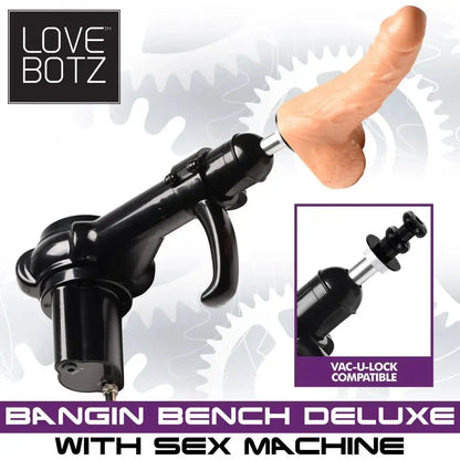 BDSM Furniture Deluxe Bondage Bench with Removable Manual Sex Machine  Sex Machines and Accessories