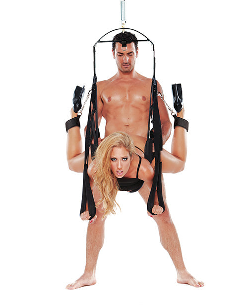 BDSM Furniture WhipSmart Bondage Pleasure Swing BDSM Sex Swing with Restraints  Dungeon Furniture and Accessories