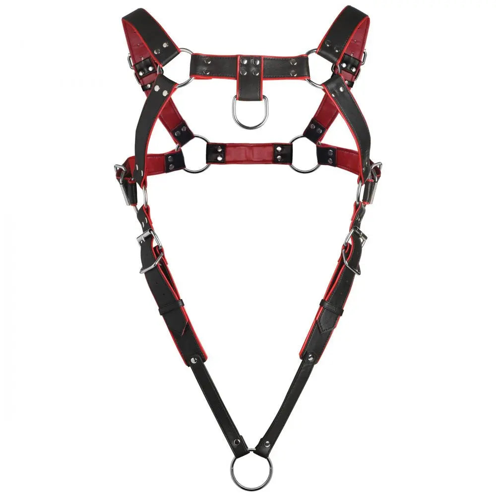 BDSM Mans Full Body Harness Heathen's Male Body Harness - S/M  Bondage Harness