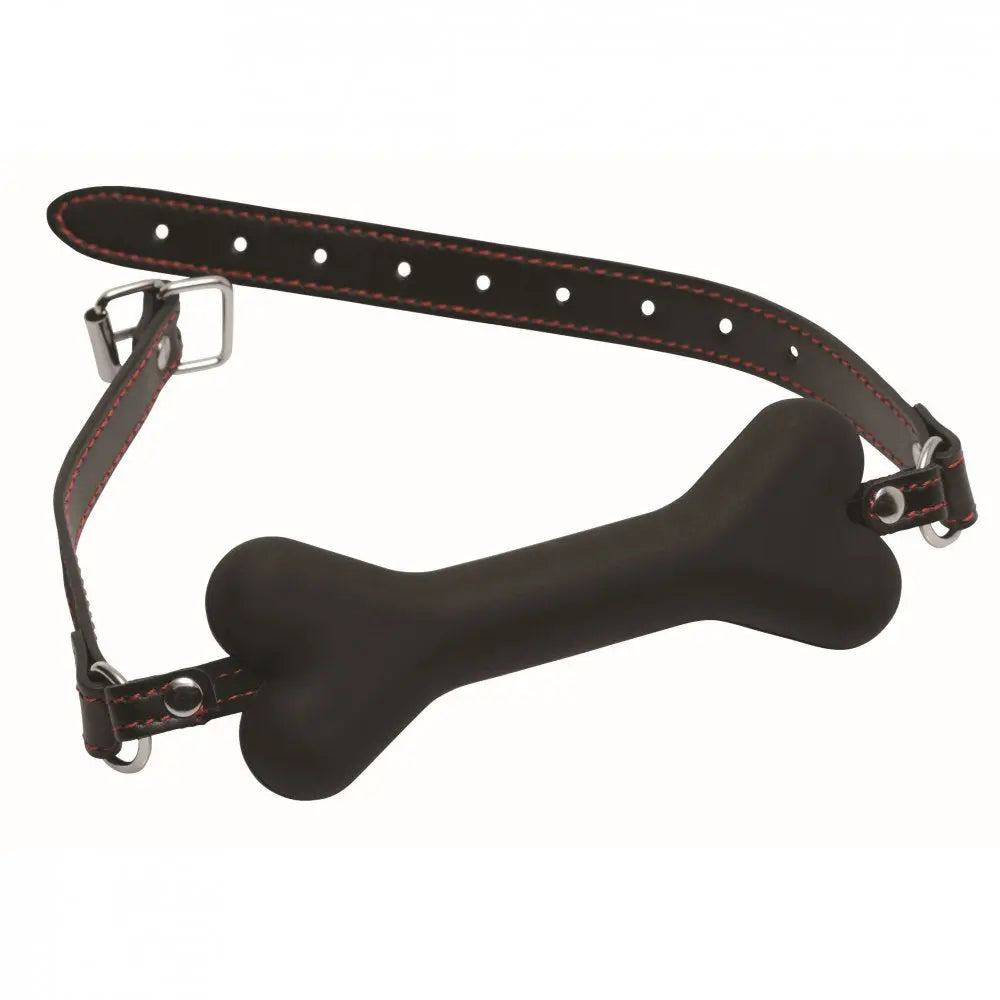 BDSM Puppy Play Hound Adjustable Dog Bone Gag  Masks, Gags and Blindfolds