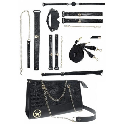 BDSM Set Rome Collection Bondage Kit w/Bag - Black  Bondage Kits