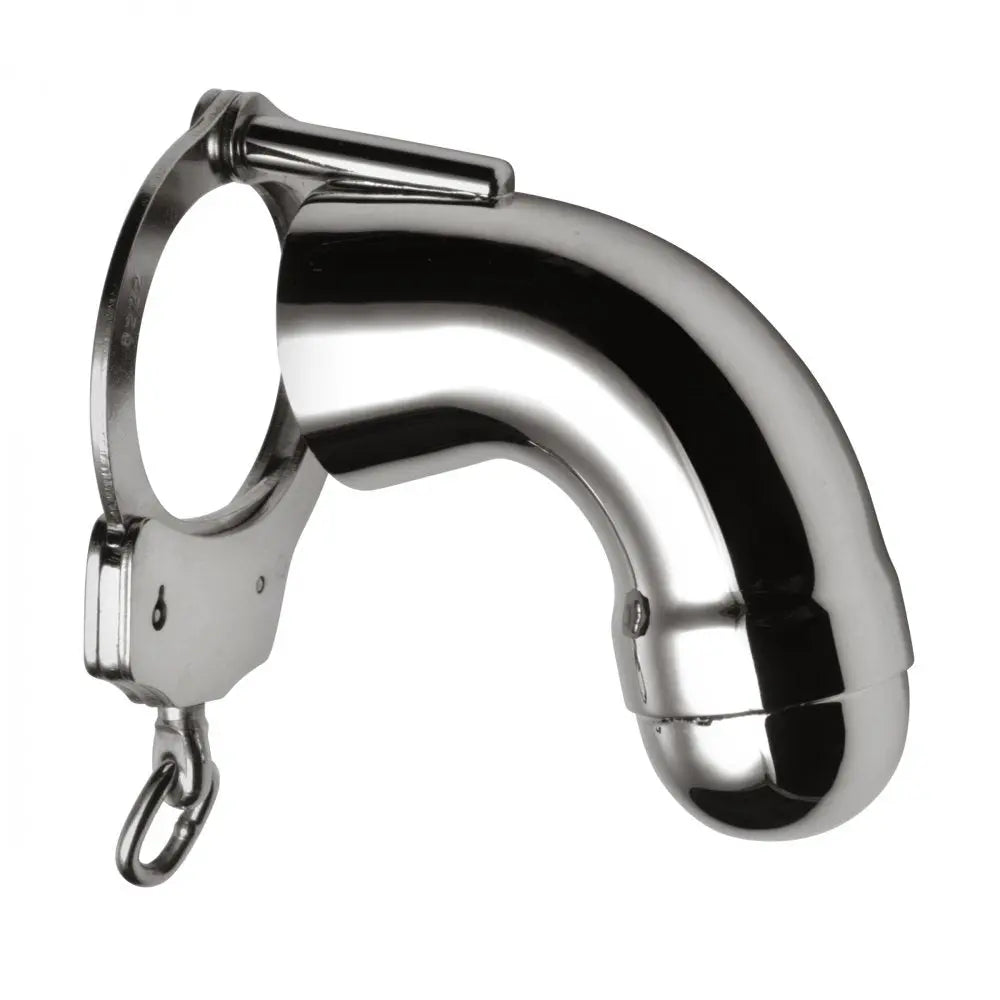 BDSM Stainless Steel Chastity Cock Cuff Femdom Bondage Chastity Cuff  Chastity