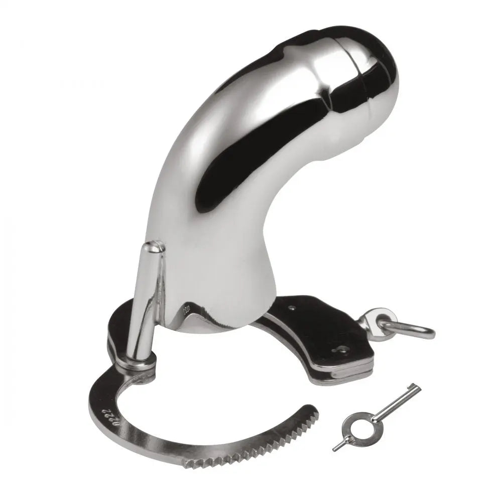 BDSM Stainless Steel Chastity Cock Cuff Femdom Bondage Chastity Cuff  Chastity