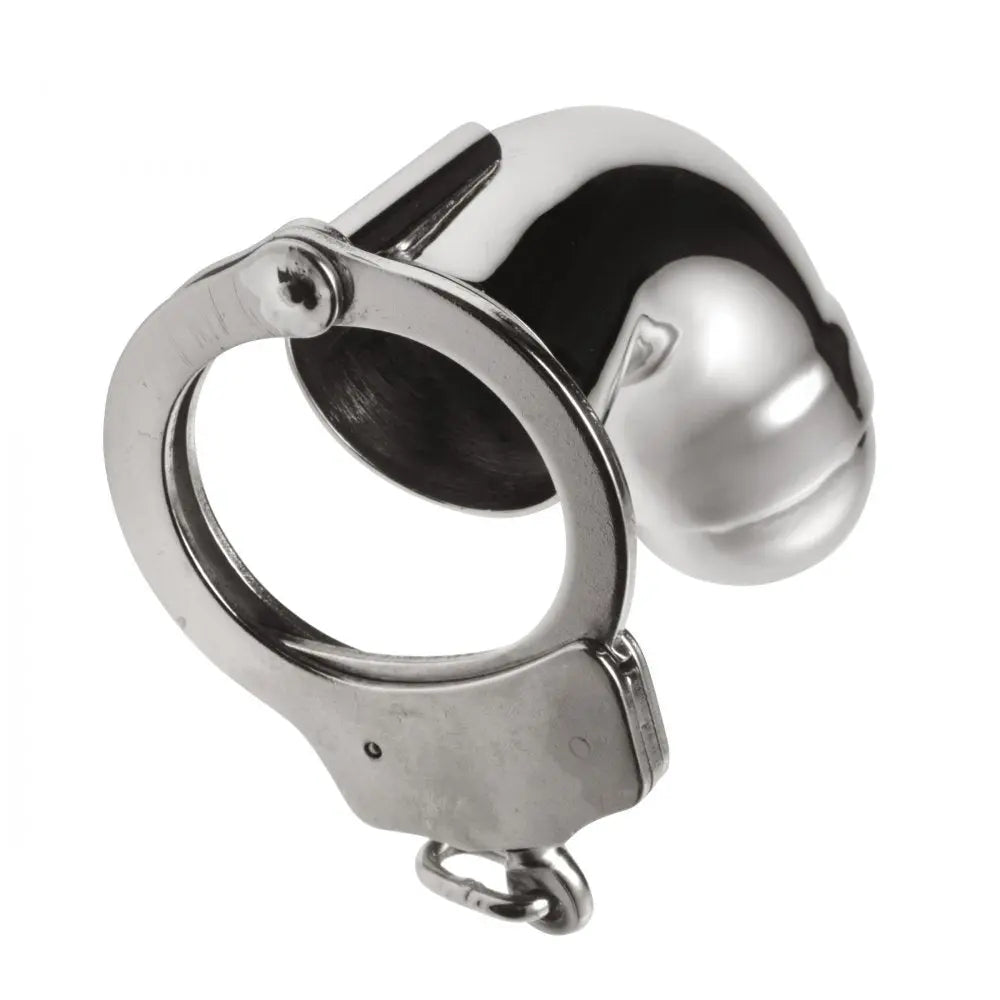 BDSM Stainless Steel Chastity Cock Cuff Femdom Bondage Chastity Cuff  Chastity