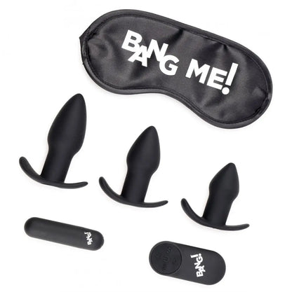 Backdoor Adventure Remote Control Butt Plug Sex Toy Set  Anal - Kits