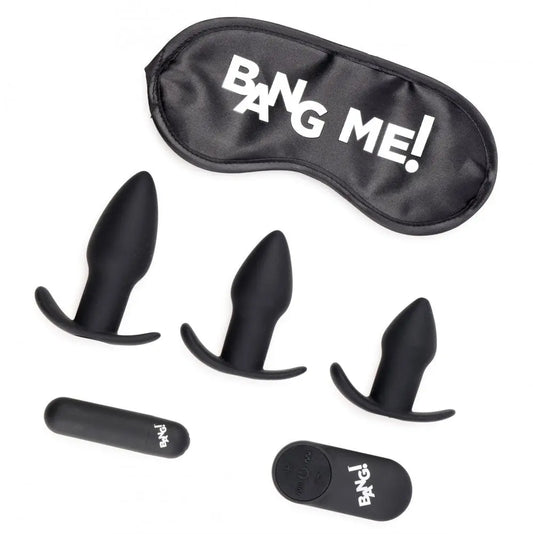 Backdoor Adventure Remote Control Butt Plug Sex Toy Set  Anal - Kits