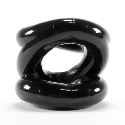 Ball Stretcher and Cock Ring – Black  Ball Stretcher