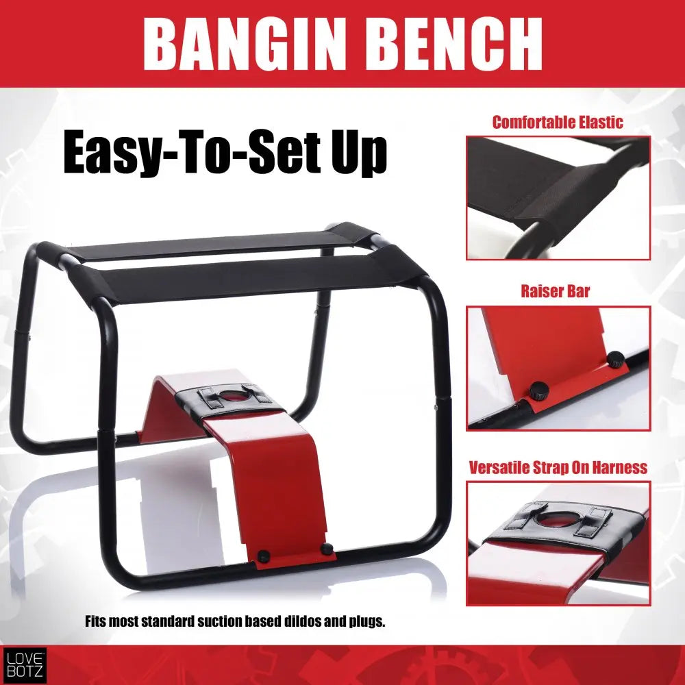 Bangin Bench Extreme Sex Stool  Dungeon Furniture and Accessories
