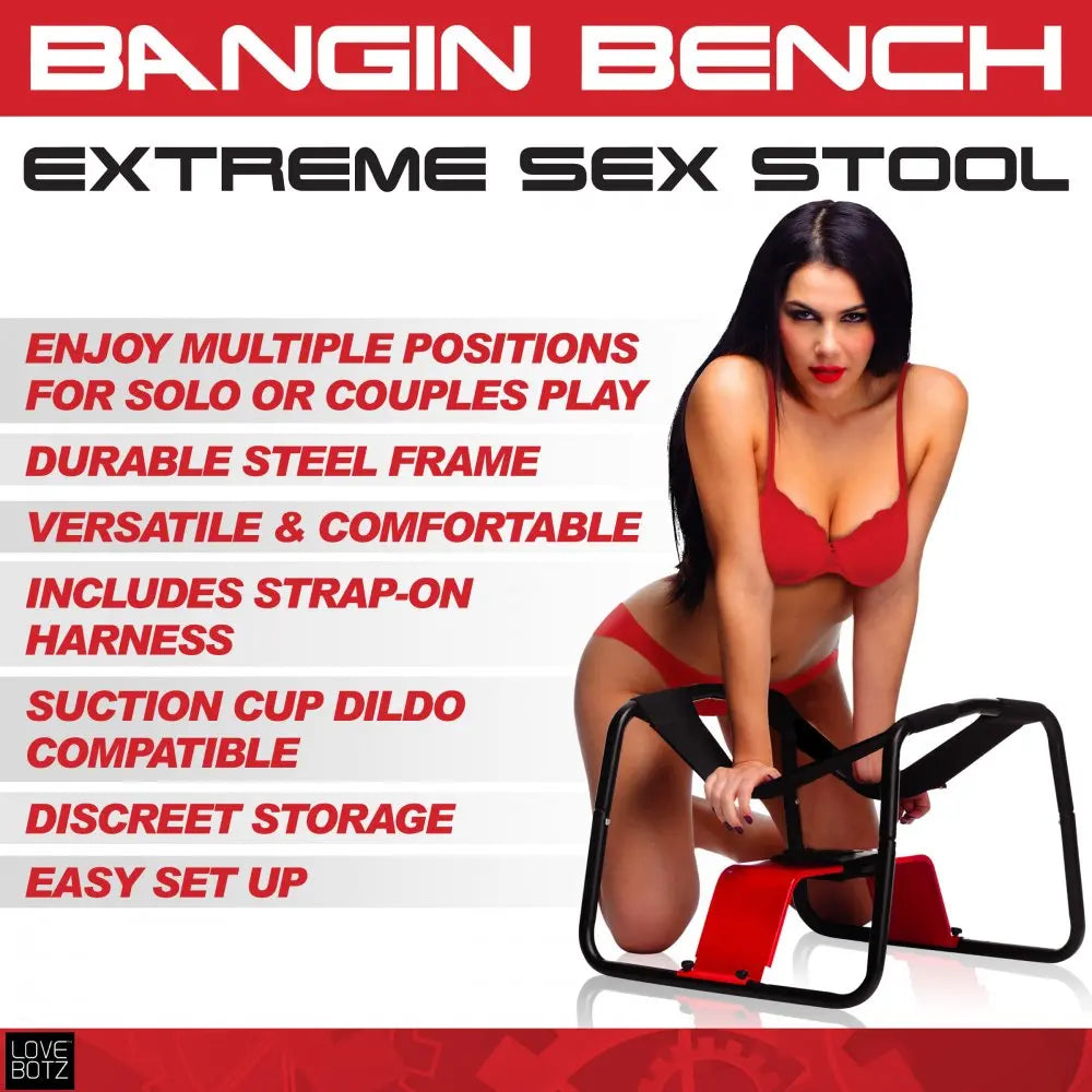 Bangin Bench Extreme Sex Stool  Dungeon Furniture and Accessories