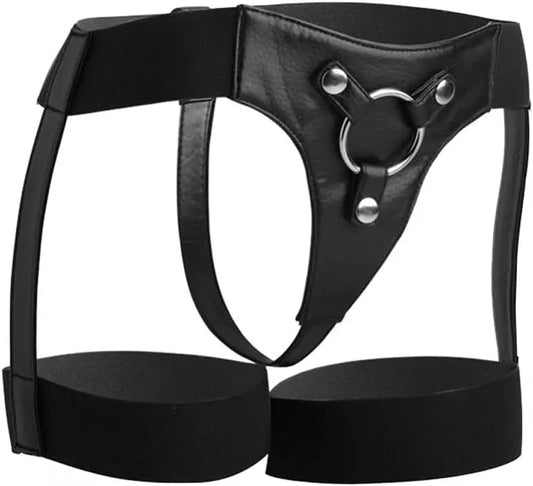 Bardot Garter Belt Style Stretchy Strap-On Harness 