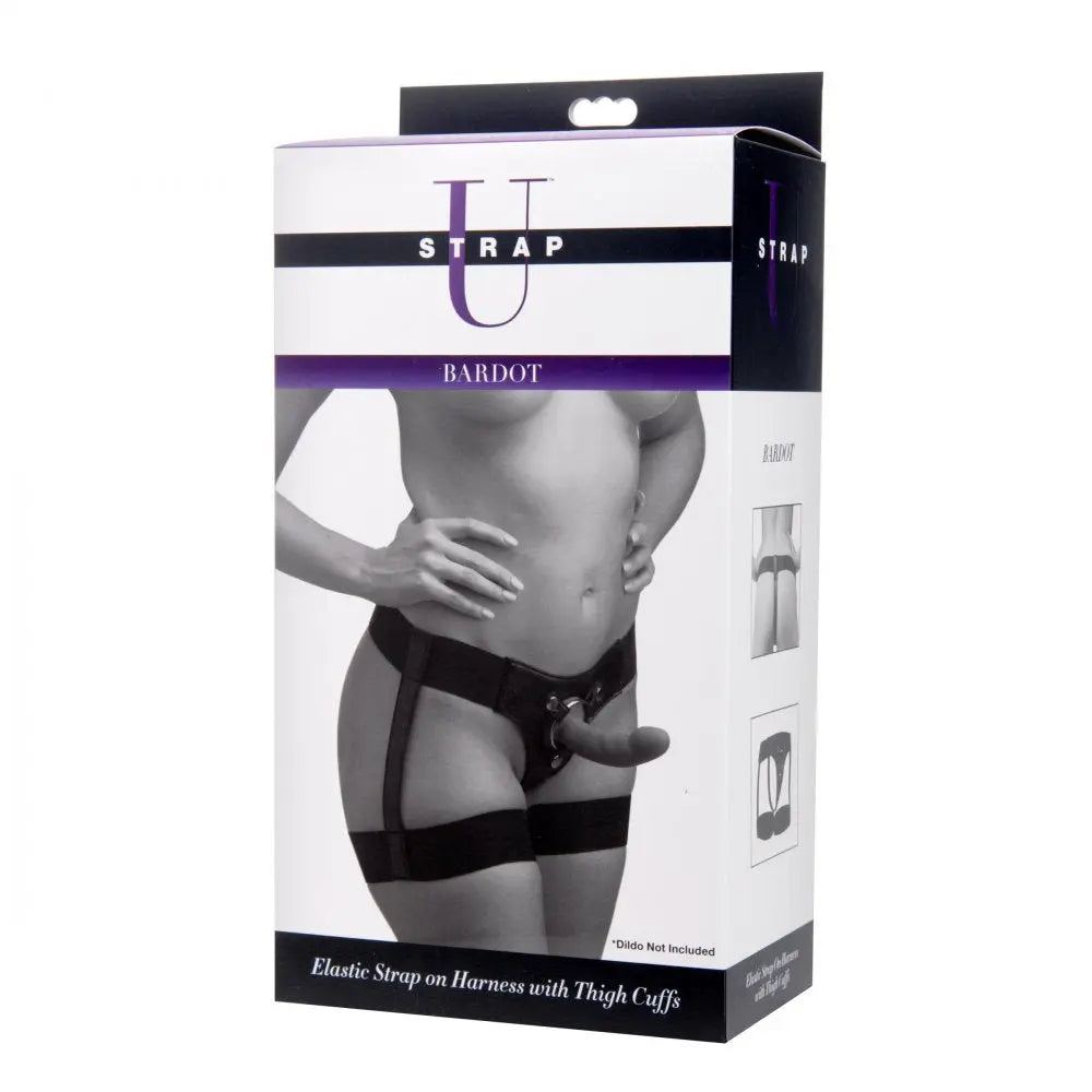 Bardot Garter Belt Style Stretchy Strap-On Harness 