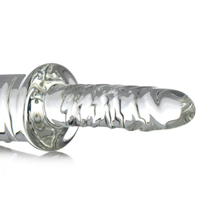 Battle Rammer Phallic Glass Dildo Thruster Sex Toy  Glass Dildo