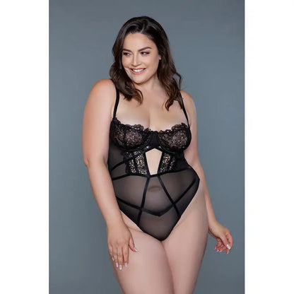 BeWicked Cameryn Bodysuit 1XL  Lingerie - Body Stockings