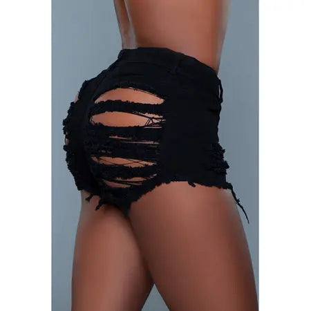 BeWicked Curves For Days Shorts Black M  Lingerie - Club Wear