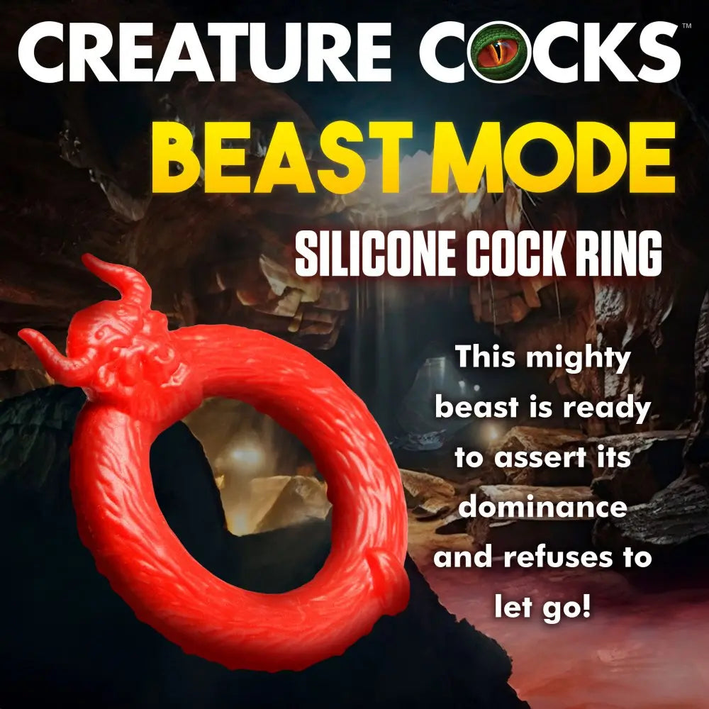 Beast Mode Silicone Cock Ring  Silicone Toys