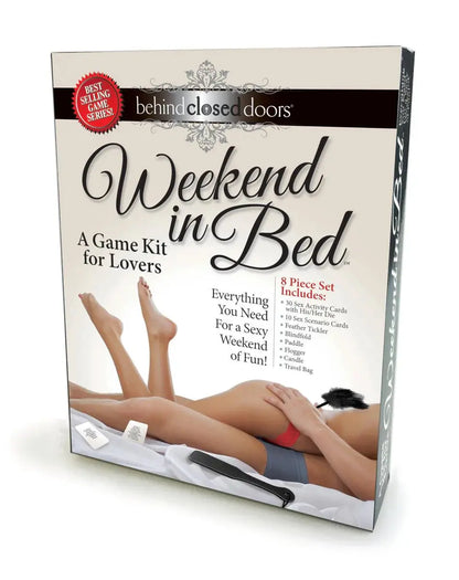 Beginner Bondage Couples Game - Weekend In Bed Adult Game Kit  Games - Couples
