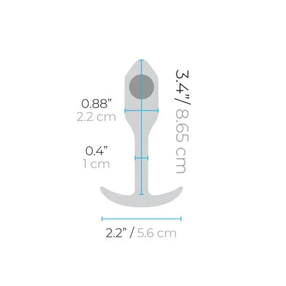 Beginner Weighted Butt Plug SNUG PLUG 1 | MINT Anal Sex Toy  Anal