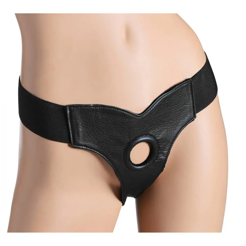 Bella Velvet Lined Elastic Strap-On Harness - Stretchy Pegging Harness  Strap-Ons and Harnesses