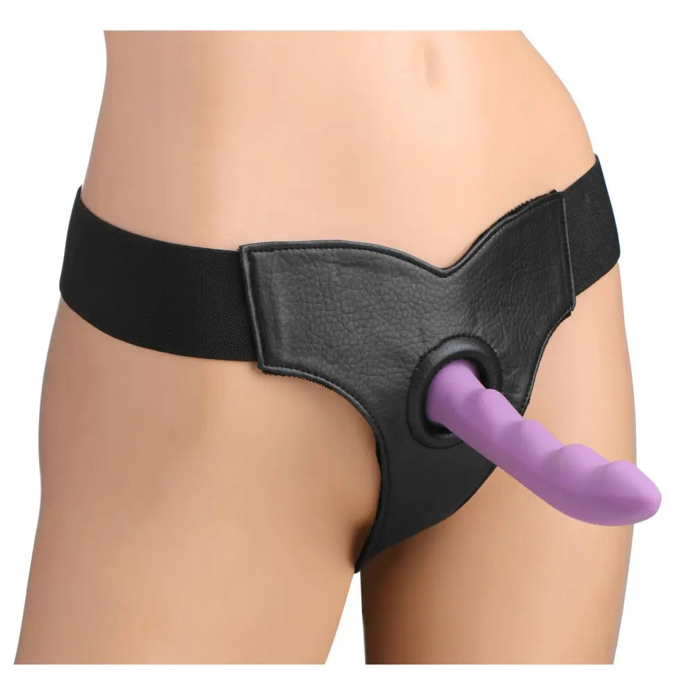 Bella Velvet Lined Elastic Strap-On Harness - Stretchy Pegging Harness  Strap-Ons and Harnesses
