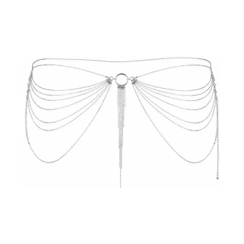 Bijoux Indiscrets Magnifique Chain Waist Jewelry Silver  Lingerie - Accessories