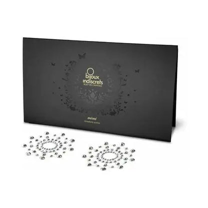 Bijoux Indiscrets Mimi Rhinestone Pasties Circles Crystal Clear  Lingerie - Pasties and Tassels