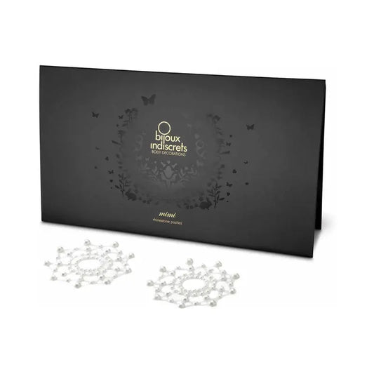 Bijoux Indiscrets Mimi Rhinestone Pasties Circles Pearl  Lingerie - Pasties and Tassels