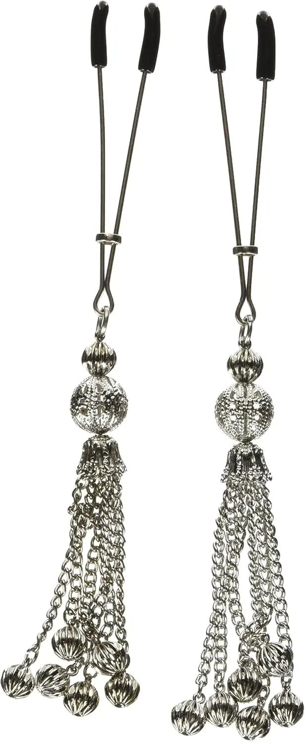 Bijoux de Nip Chain Tassel Nipple Clamps  Fetish - Nipple Clips Clamps & Suckers