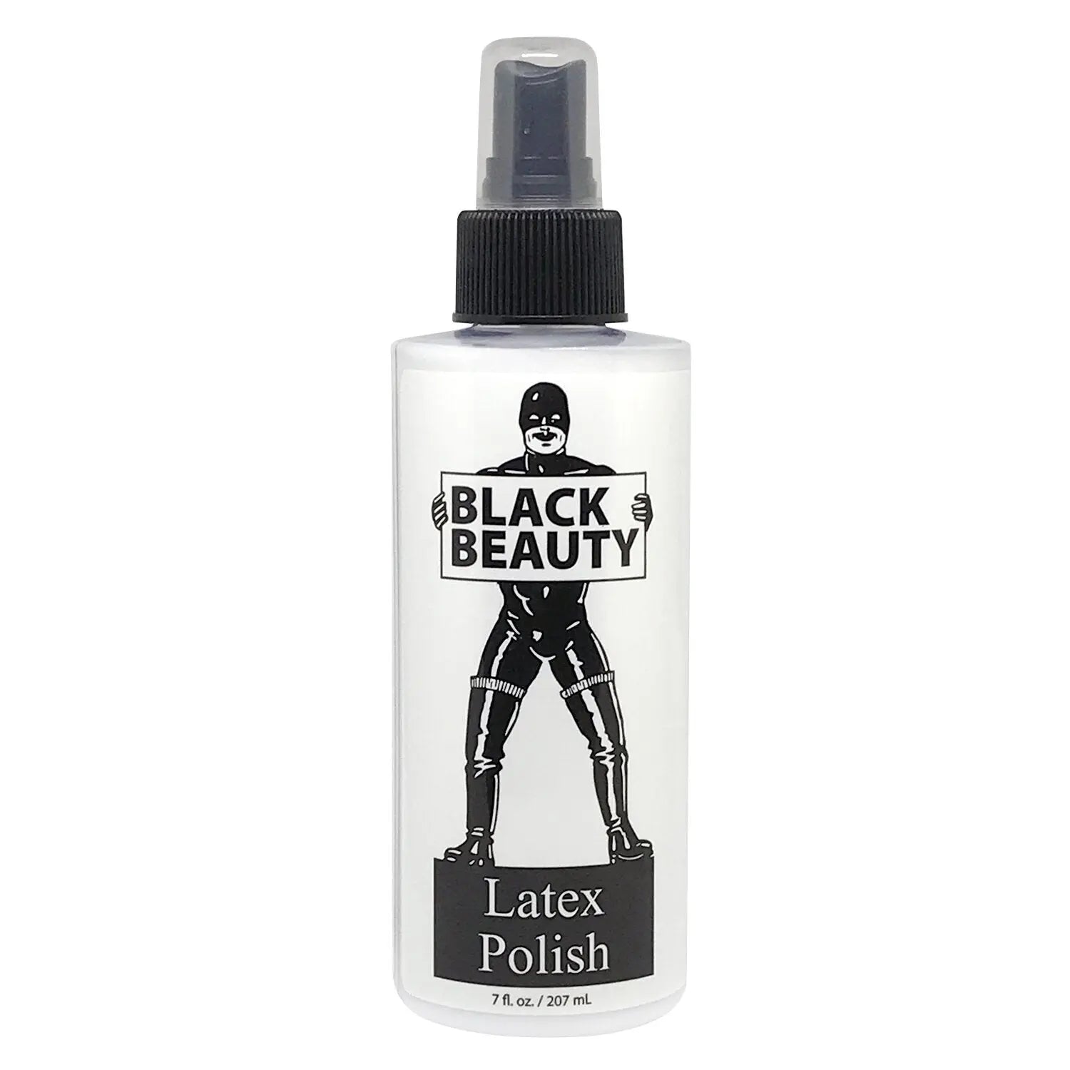 Black Beauty Latex Polish Spray Bottle - 7 oz  BDSM