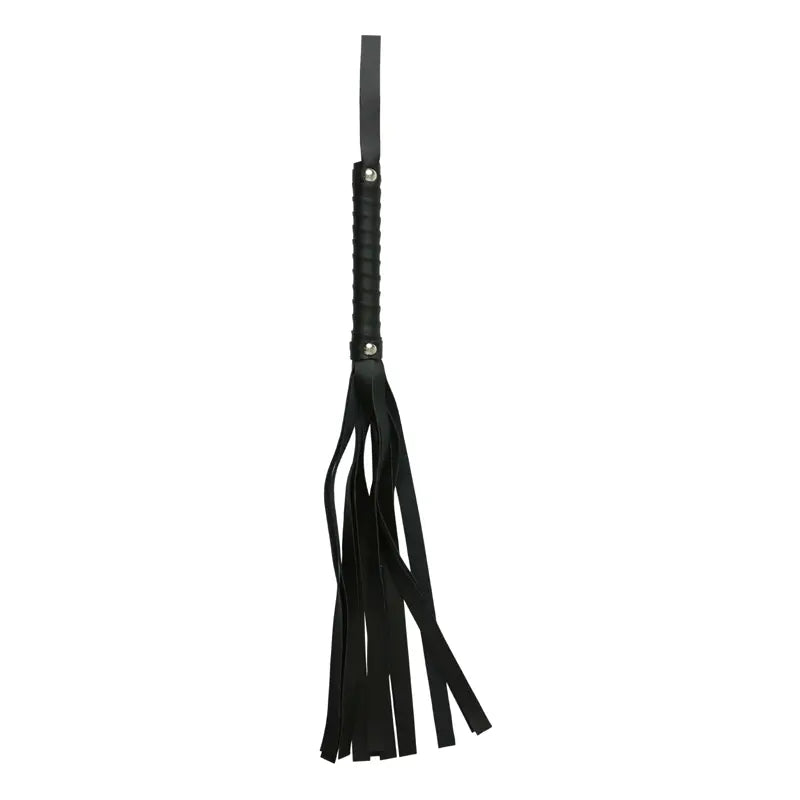 Black Faux Leather Flogger  Impact Play