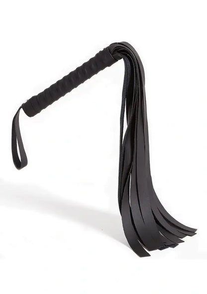 Black Faux Leather Flogger  Impact Play