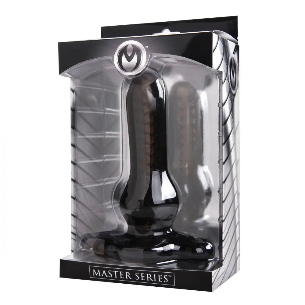 Black Inception Multi Functional Fucking Device  Hollow Anal Plug