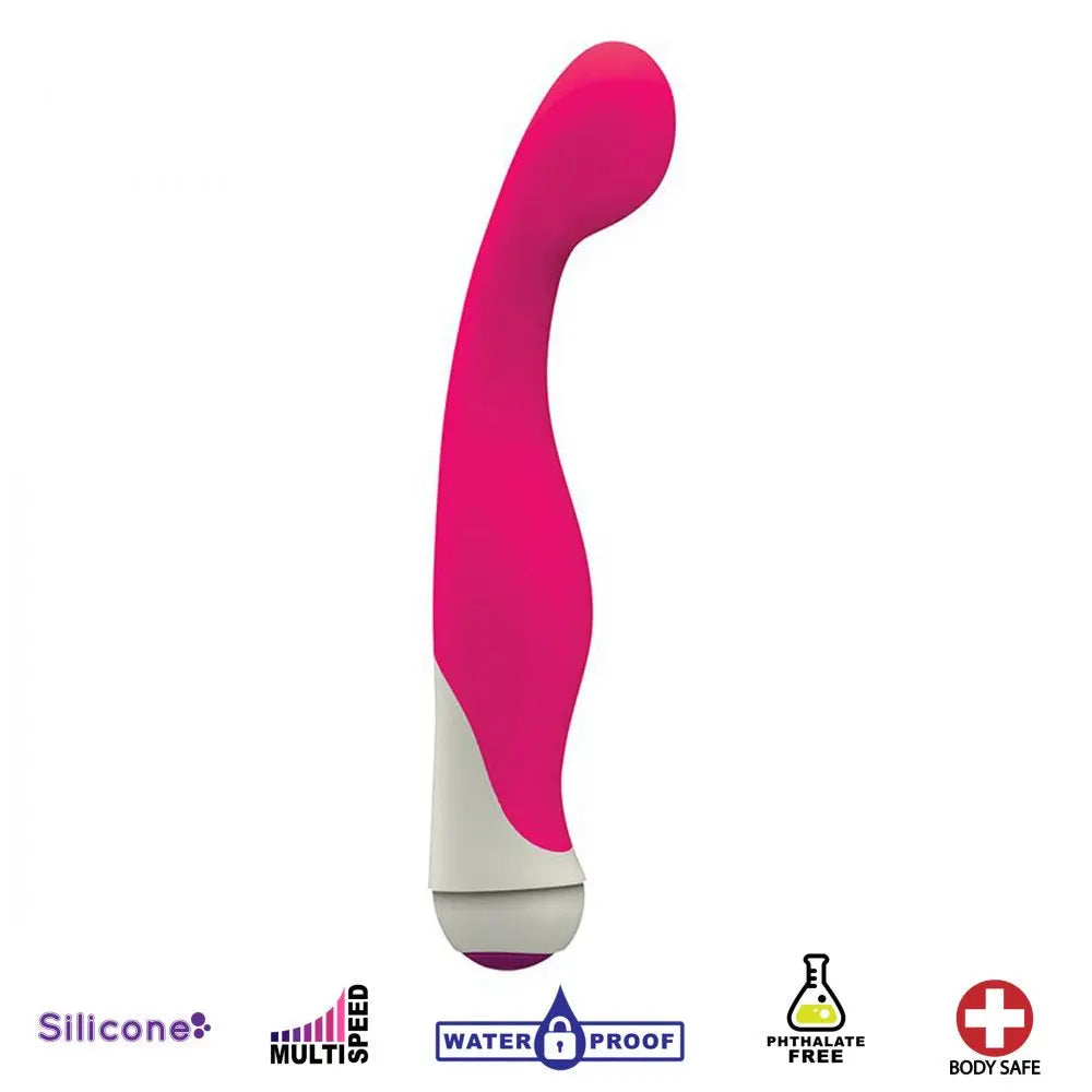 Blair 7 Speed Silicone G-Spot Vibrator- Pink G-spot Vibrator  Vibrating Toys