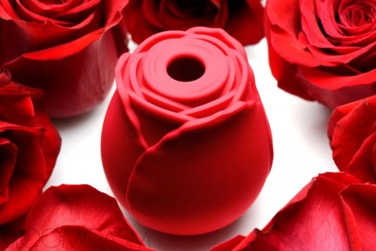 Bloomgasm Wild Rose Toy 10X Silicone Clit Stimulator  Suction Vibrators